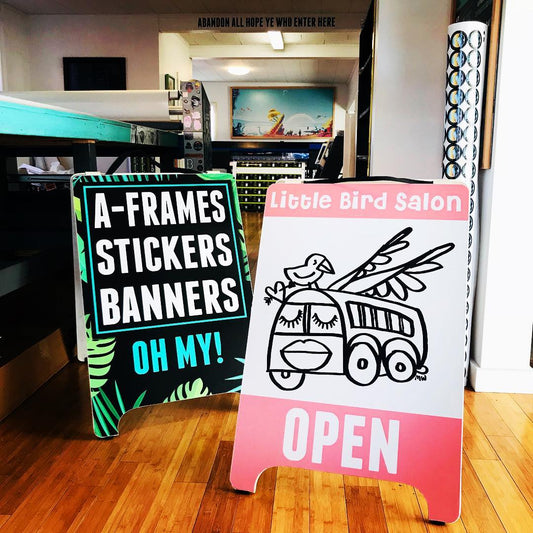 Creative Sandwich Board Ideas to Attract Customers & Boost Your Business - Stickers For Days