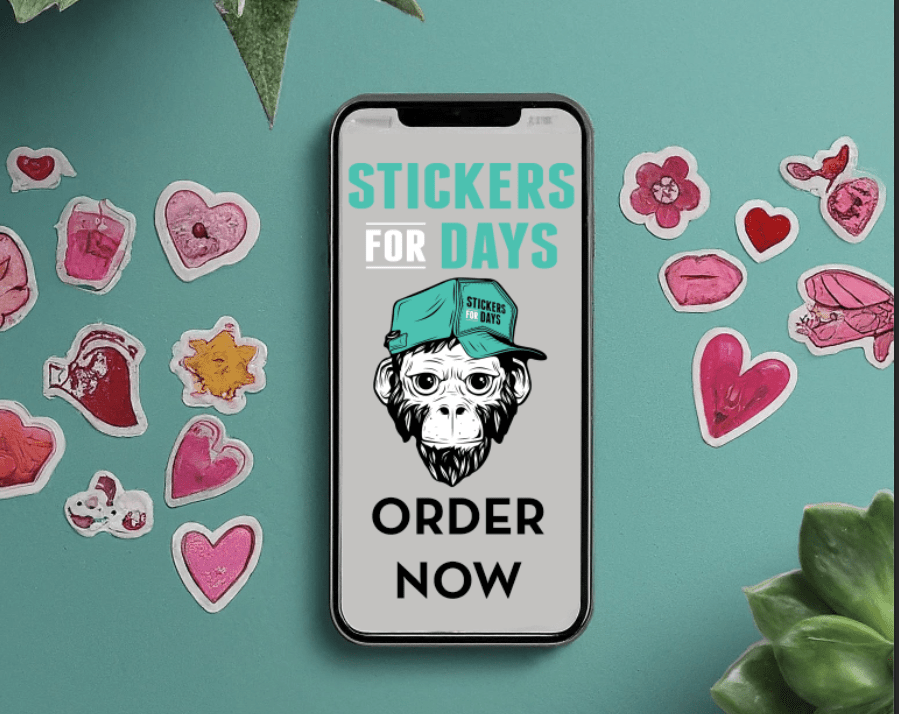 Sticking with you Since 2017! Happy Valentines Day 2024 - Stickers For Days