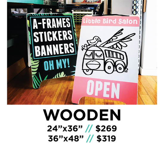 Custom A-Frames – Stickers For Days