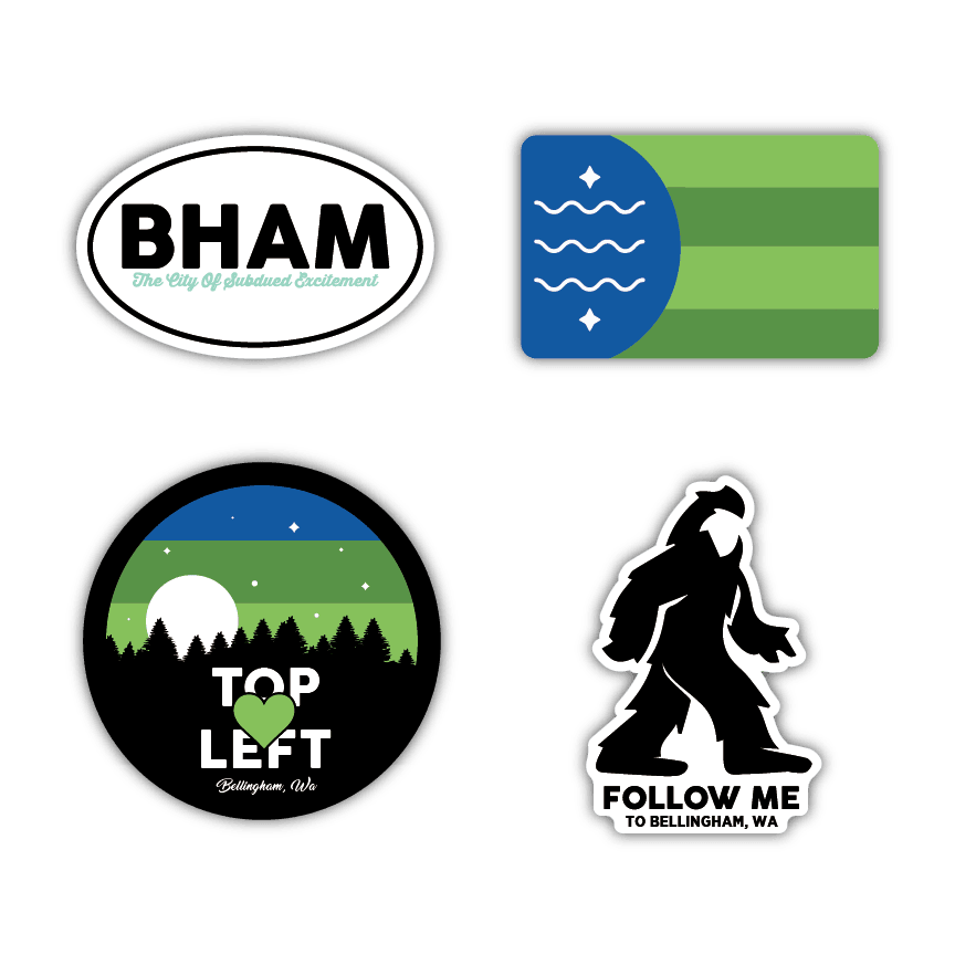 Bellingham Sticker Pack - Stickers For Days